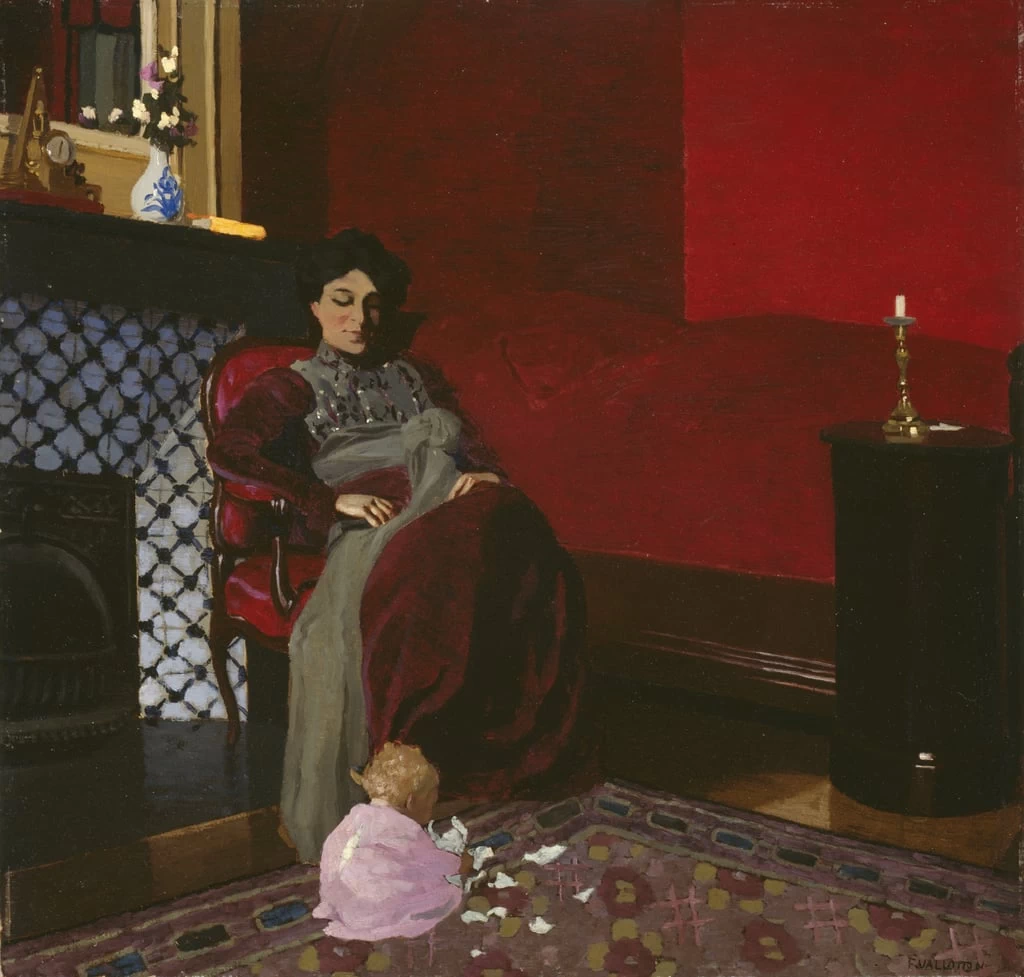 Madame Vallotton e sua nipote, Germaine Aghion, 1899 - Art Museum, Chicago